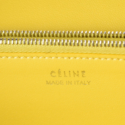 Celine Drummed Calfskin Large Multifunction Flap Wallet Black 6 of 7