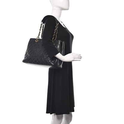 Chanel Caviar Quilted Grand Shopping Tote GST Black 2 of 9