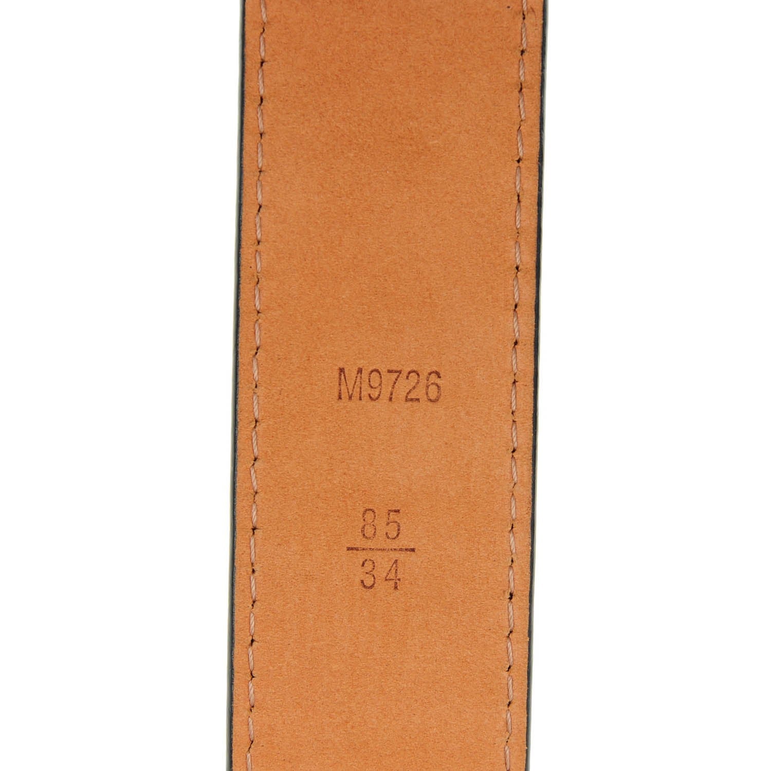 Louis Vuitton Epi LV Initiales Belt 85 34 Indigo 3 of 8