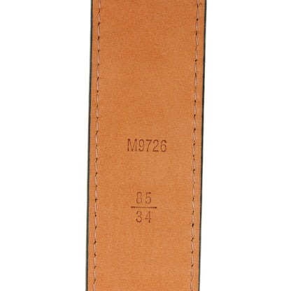 Louis Vuitton Epi LV Initiales Belt 85 34 Indigo 3 of 8