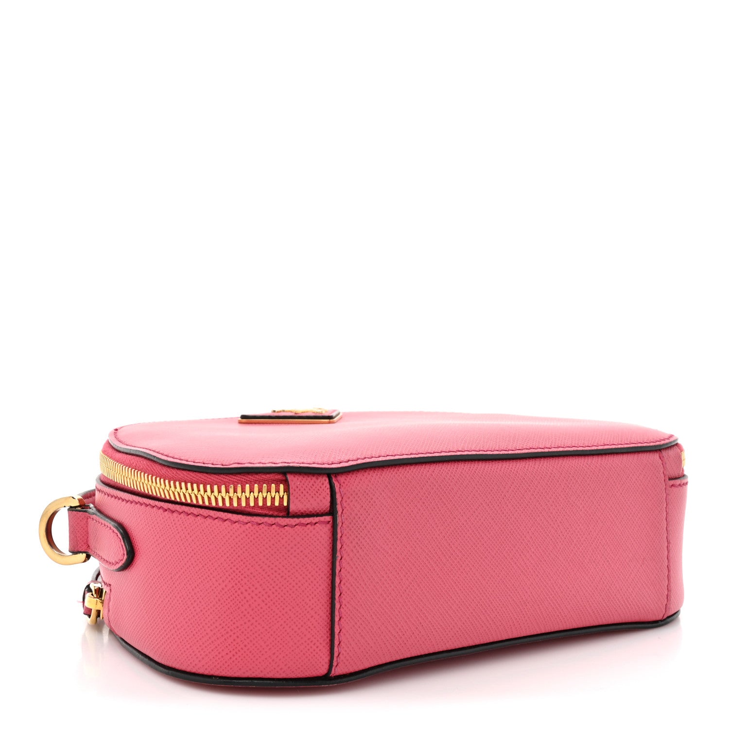 Prada Saffiano Lux Odette Crossbody Magenta 4 of 13