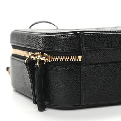 Chanel Caviar Quilted Medium CC Filigree Vanity Case Black 7 of 8
