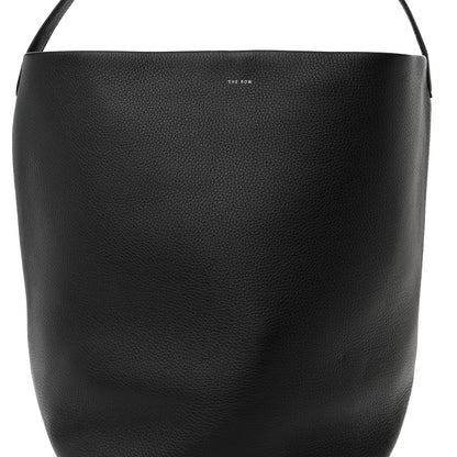 The Row Grained Calfskin Large N/S Park Tote Black 8 of 10