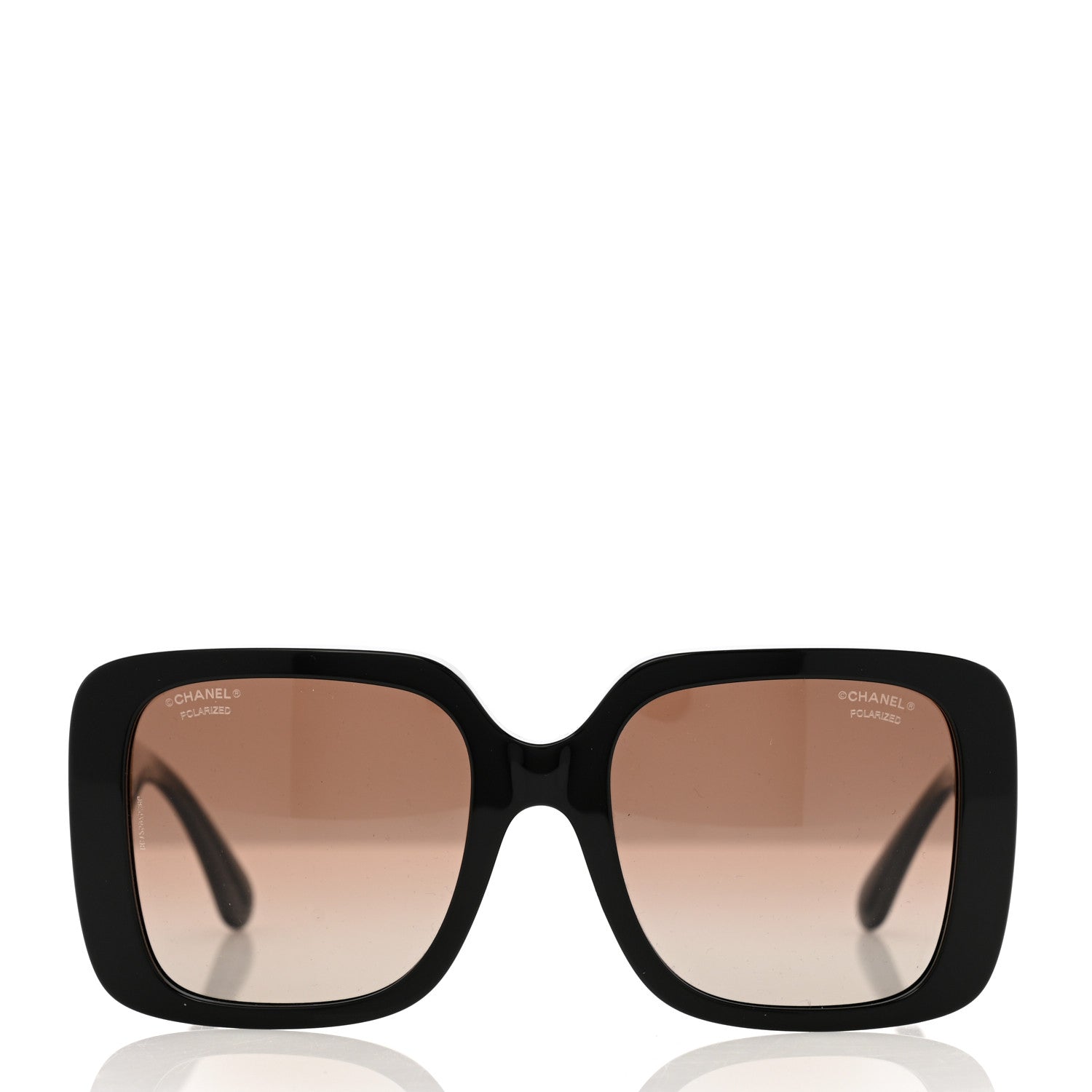 Chanel Acetate Metal Polarized Sunglasses 5532 Black 2 of 9