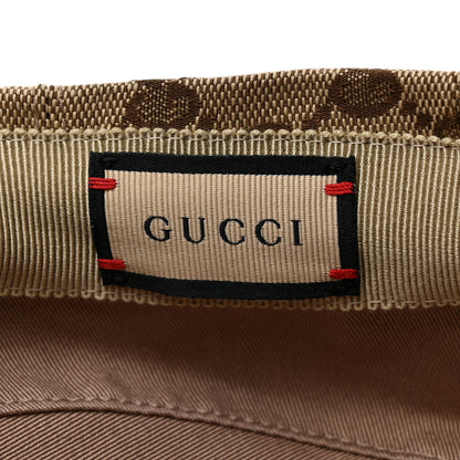 Gucci Monogram Drill Flat Cap 58 Beige 7 of 9