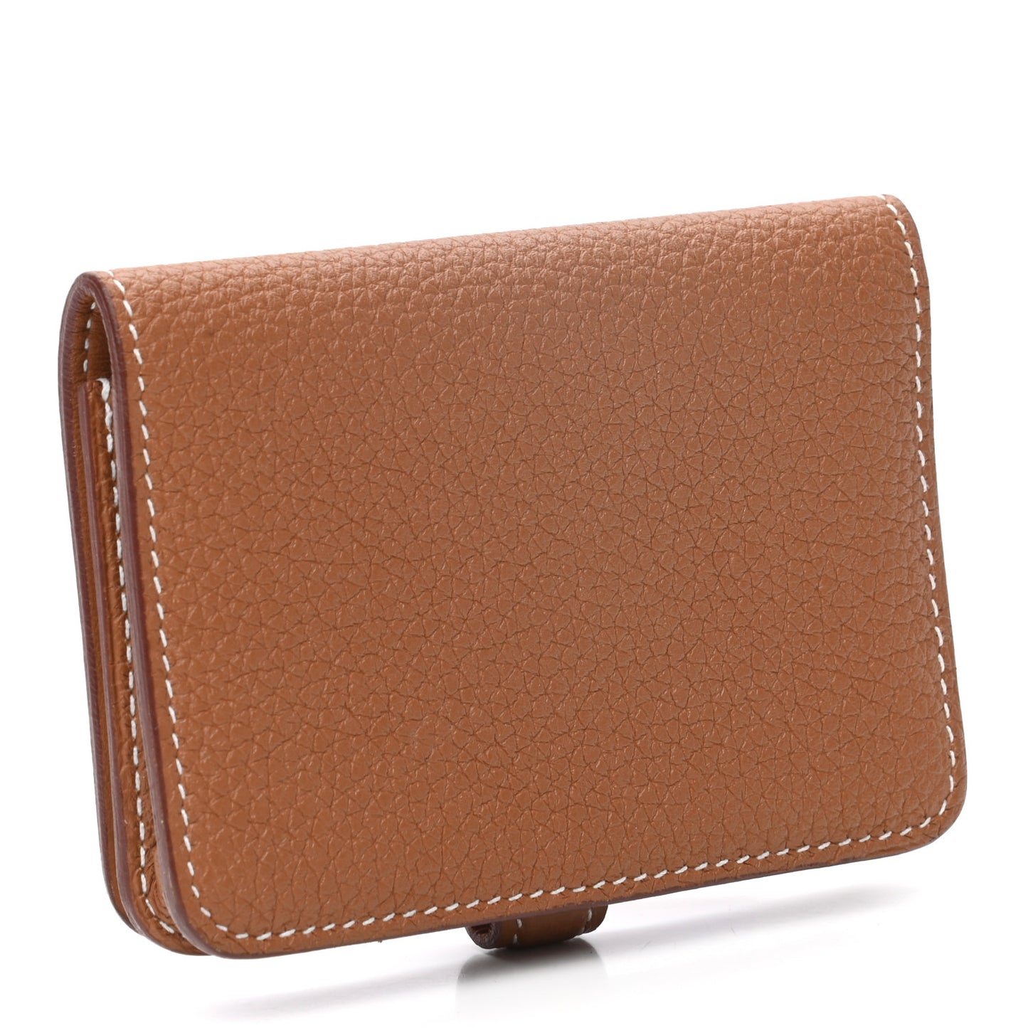 Togo Dogon Card Case Key Holder Gold