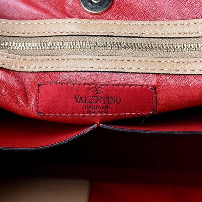 Valentino Garavani Nappa Medium Rockstud Soft Tote Alpaca 5 of 15