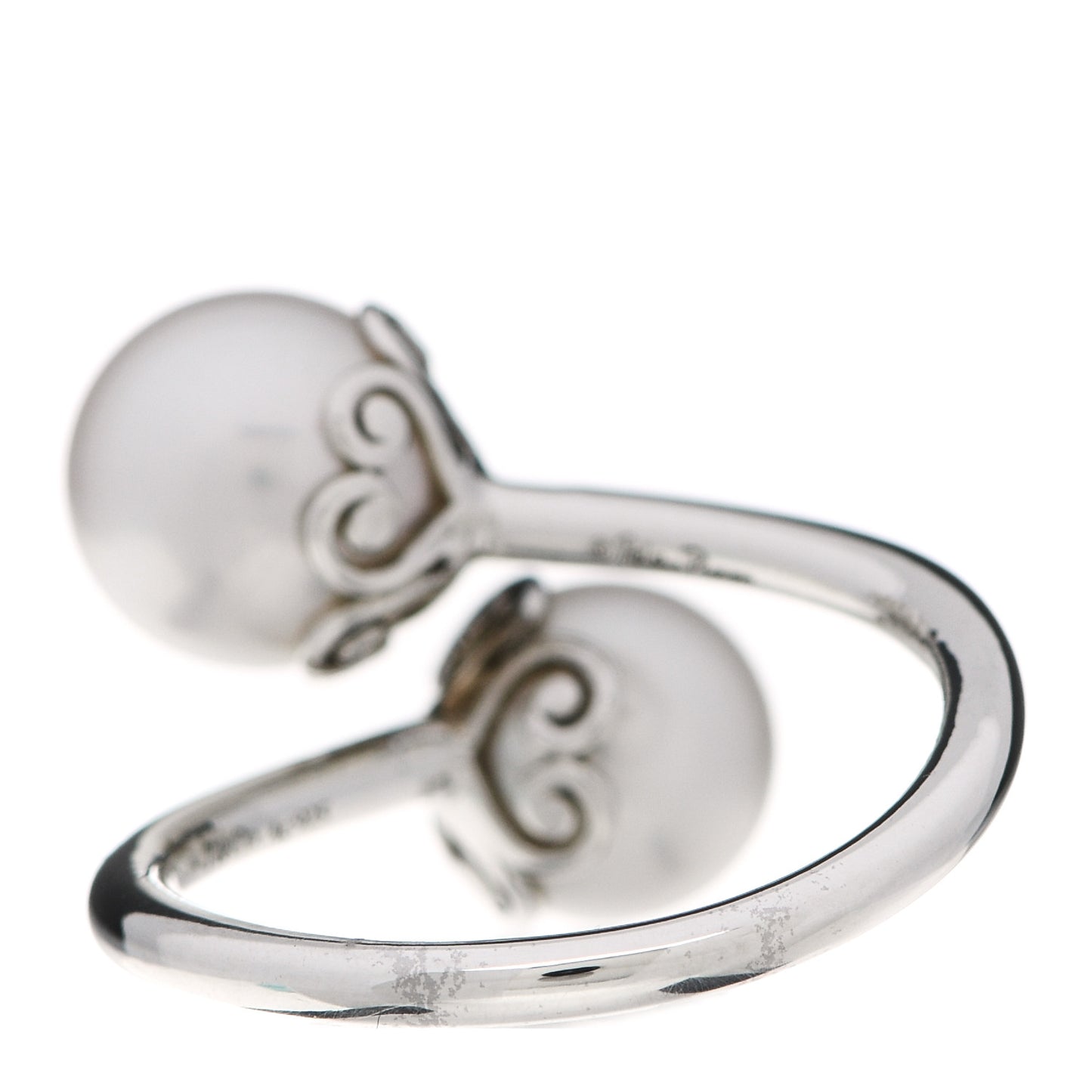 Sterling Silver Freshwater Pearl Paloma's Venezia Goldoni Heart Ring 57 8