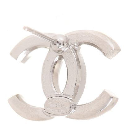 Chanel Crystal CC Earrings Silver 4 of 5