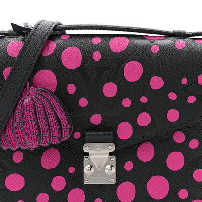 Louis Vuitton LV x YK Empreinte Monogram Giant Pochette Metis Black Fuchsia 8 of 11
