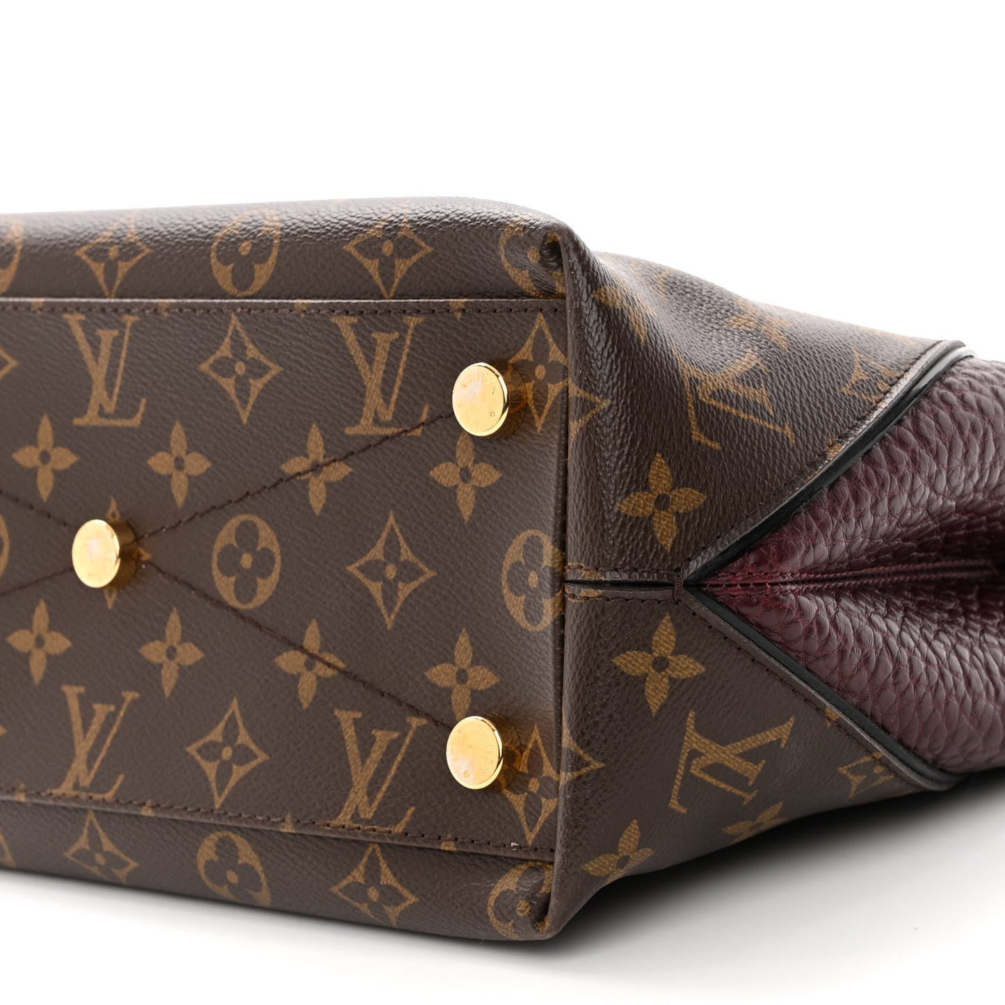 Monogram Ostrich Lizard Majestueux PM Bordeaux