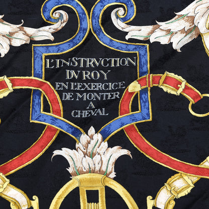 Hermes Silk L'Instruction Du Roy Scarf 90 3 of 7