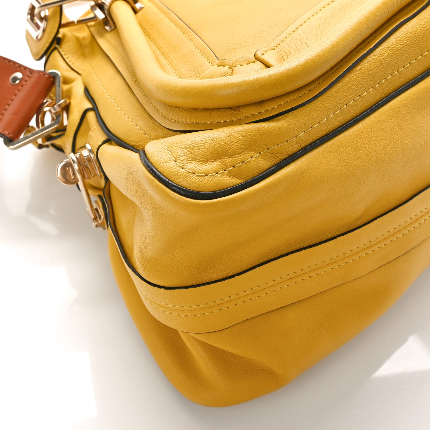 Chloe Calfskin Medium Military Paraty Citrus Grove 7 of 8