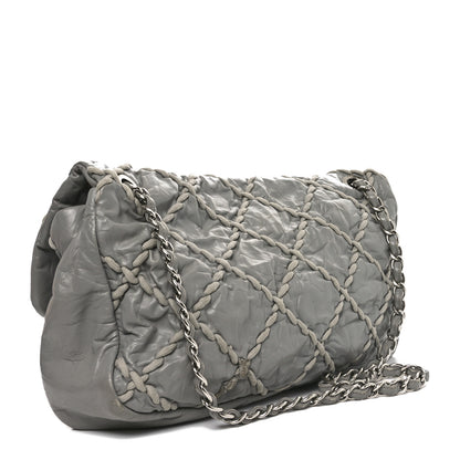 Chanel Calfskin Ultra Stitch Oversized Flap Grey 3 of 12