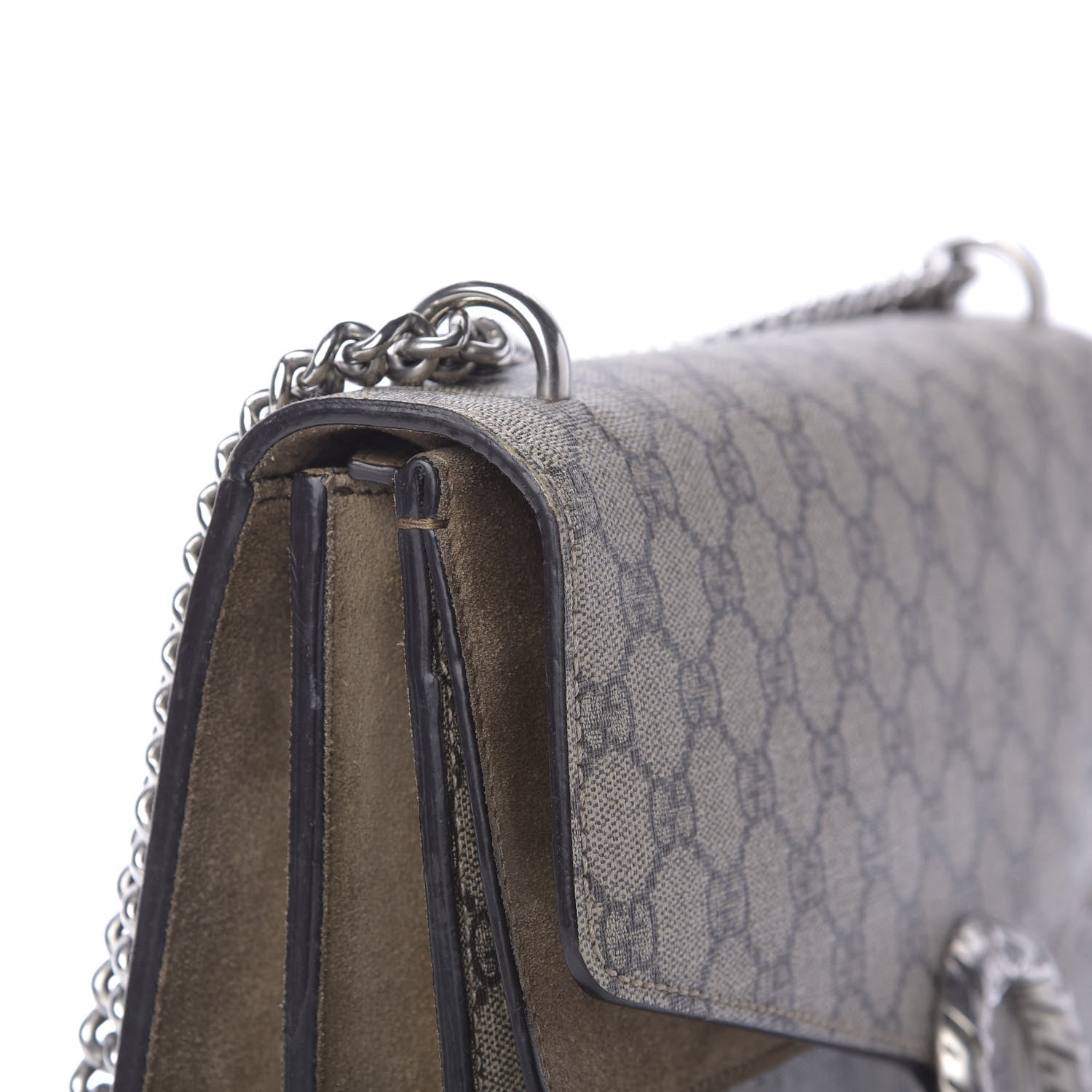 Gucci GG Supreme Monogram Medium Dionysus Shoulder Bag Taupe 11 of 11