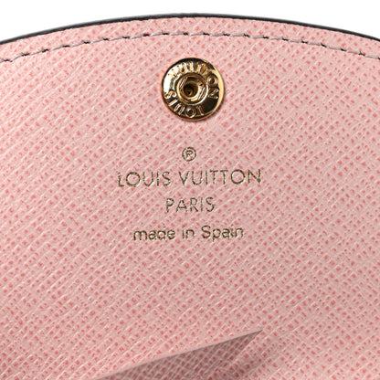 Louis Vuitton Damier Ebene Rosalie Coin Purse Rose Ballerine 6 of 7