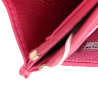 Chanel Caviar Quilted Wallet on Chain WOC Pink 8 of 14