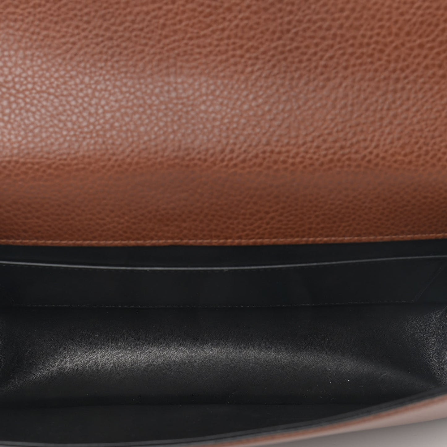 Grained Calfskin Vlogo Loco Messenger Bag Tan