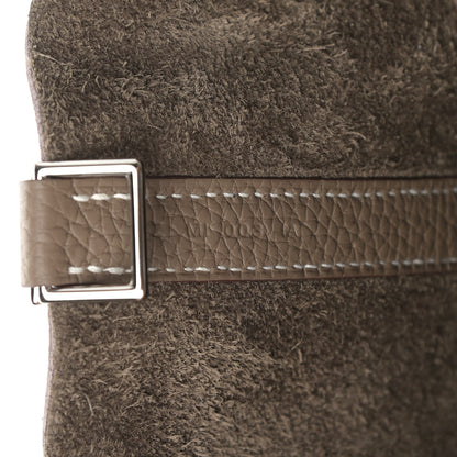 Hermes Taurillon Clemence Picotin Lock 18 PM Etoupe 7 of 9