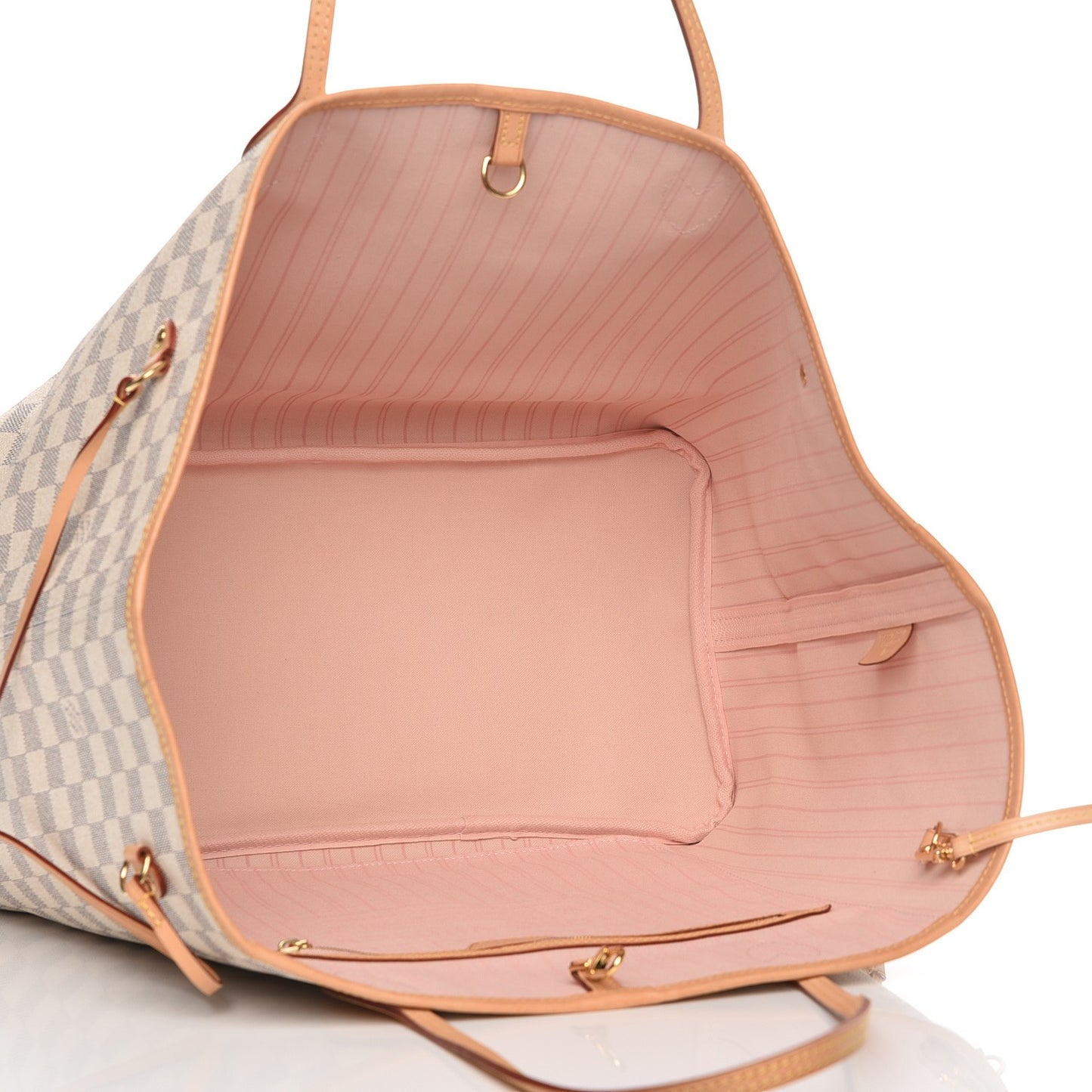 Damier Azur Neo Neverfull GM Rose Ballerine