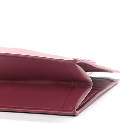 Christian Dior Calfskin Embossed Medium Book Tote Red 9 of 9