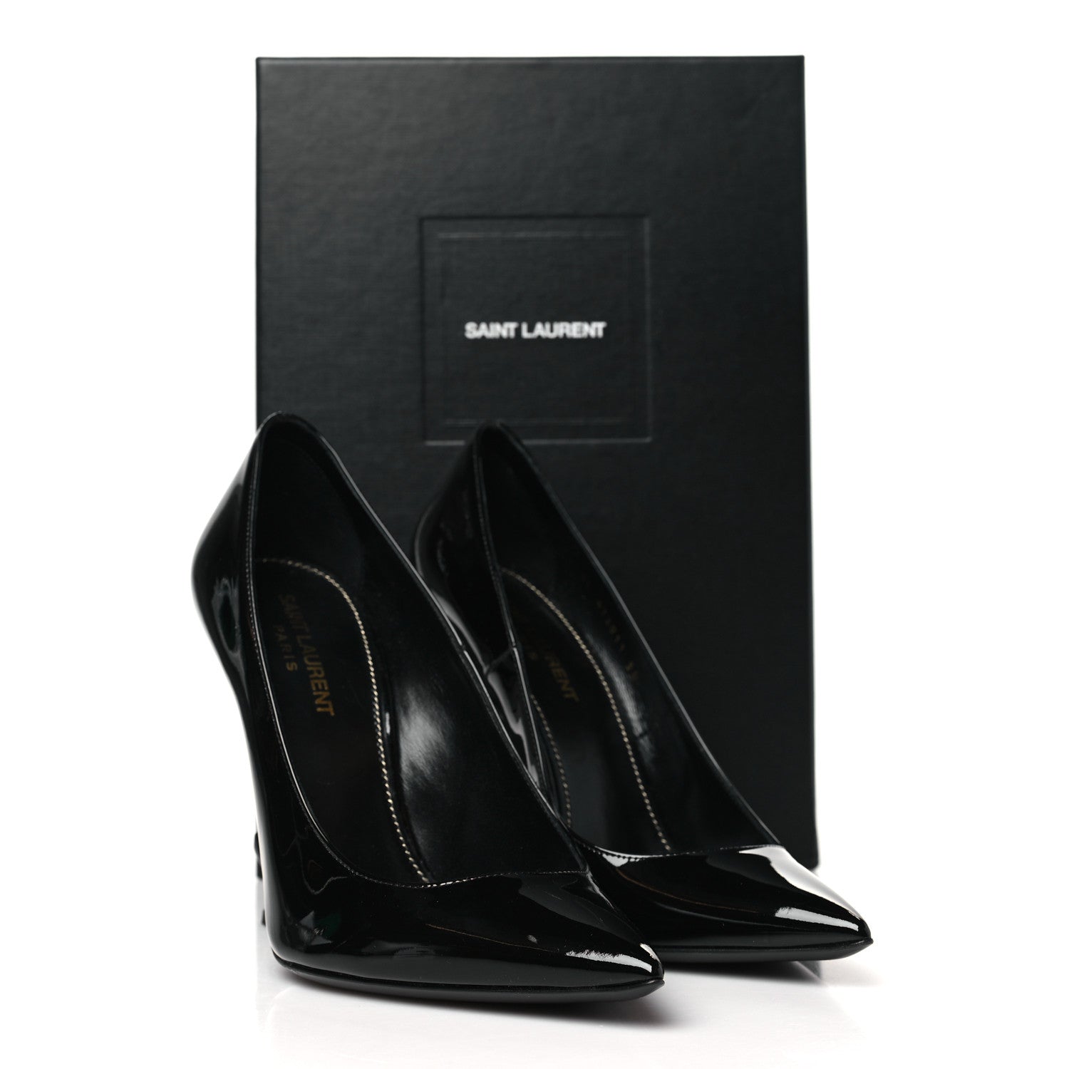 Saint Laurent Patent Opyum 110 Pumps 38 Black 11 of 11