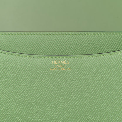 Hermes Epsom Constance 24 Vert Criquet 6 of 10