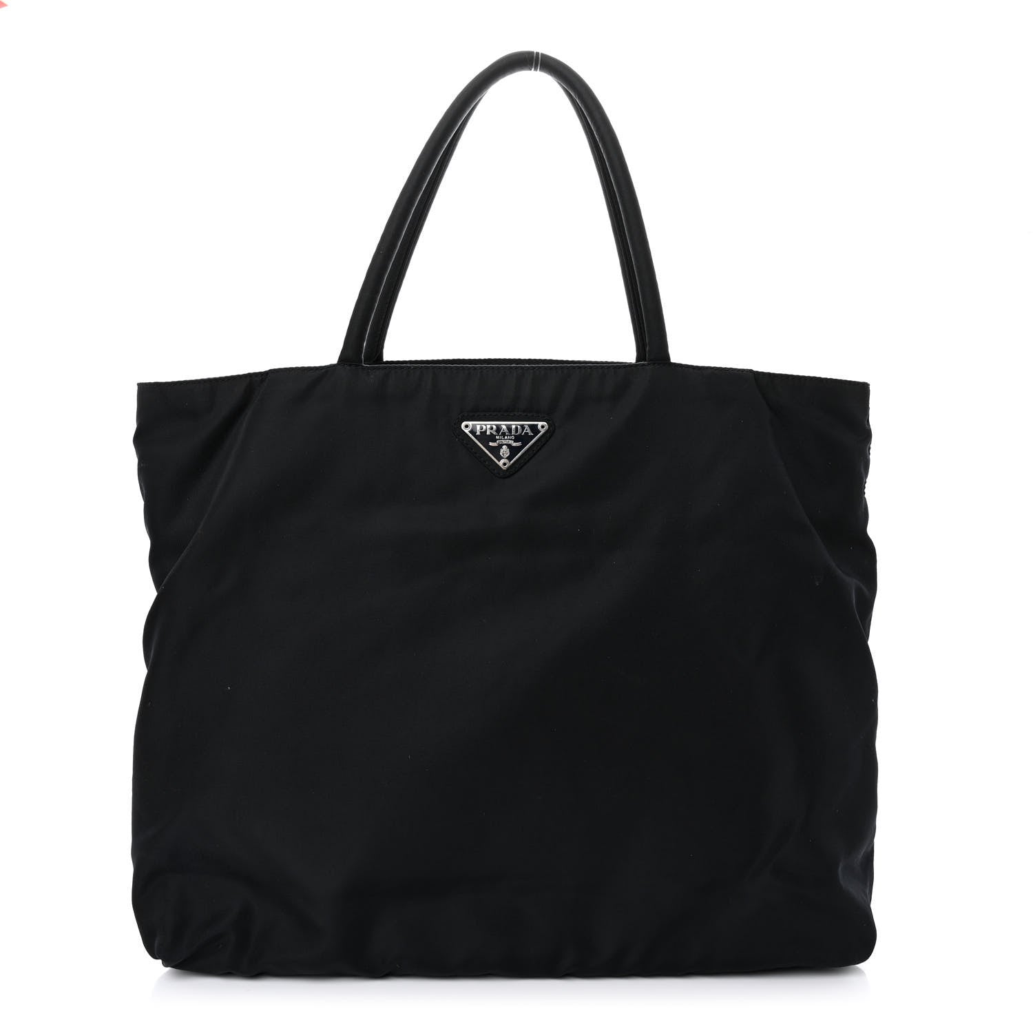 Prada Tessuto Nylon Tote Navy 1 of 16