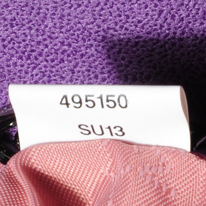Stella McCartney Faux Leather Shaggy Deer Falabella Small Tote Bright Purple 8 of 8