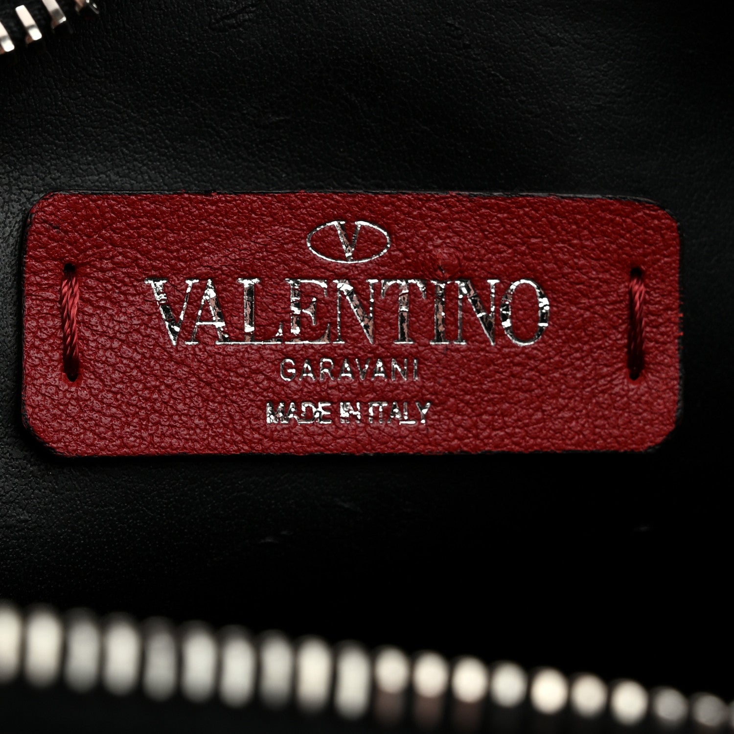 Valentino Garavani Calfskin Leopard VLTN Print Logo Crossbody Bag Tan Brown 6 of 9