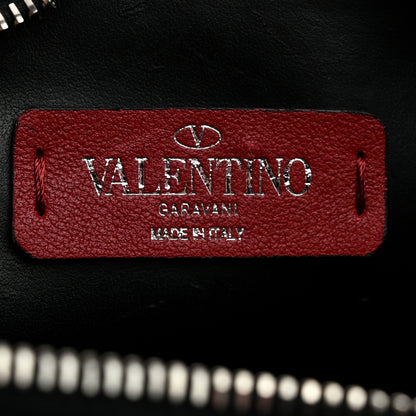 Valentino Garavani Calfskin Leopard VLTN Print Logo Crossbody Bag Tan Brown 6 of 9
