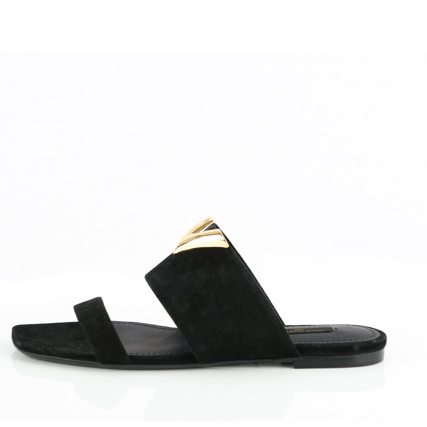 Suede Bayfront Mule Sandals 38 Black
