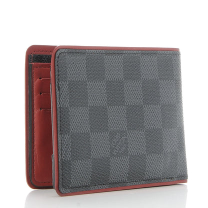 Louis Vuitton Damier Graphite Multiple Wallet Bordeaux 3 of 8