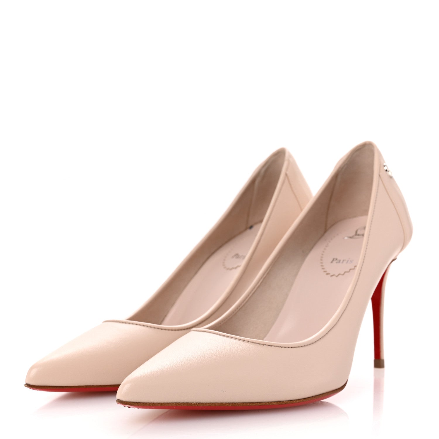 Christian Louboutin Nappa Sporty Kate 85 Pumps 37 Leche 4 of 9