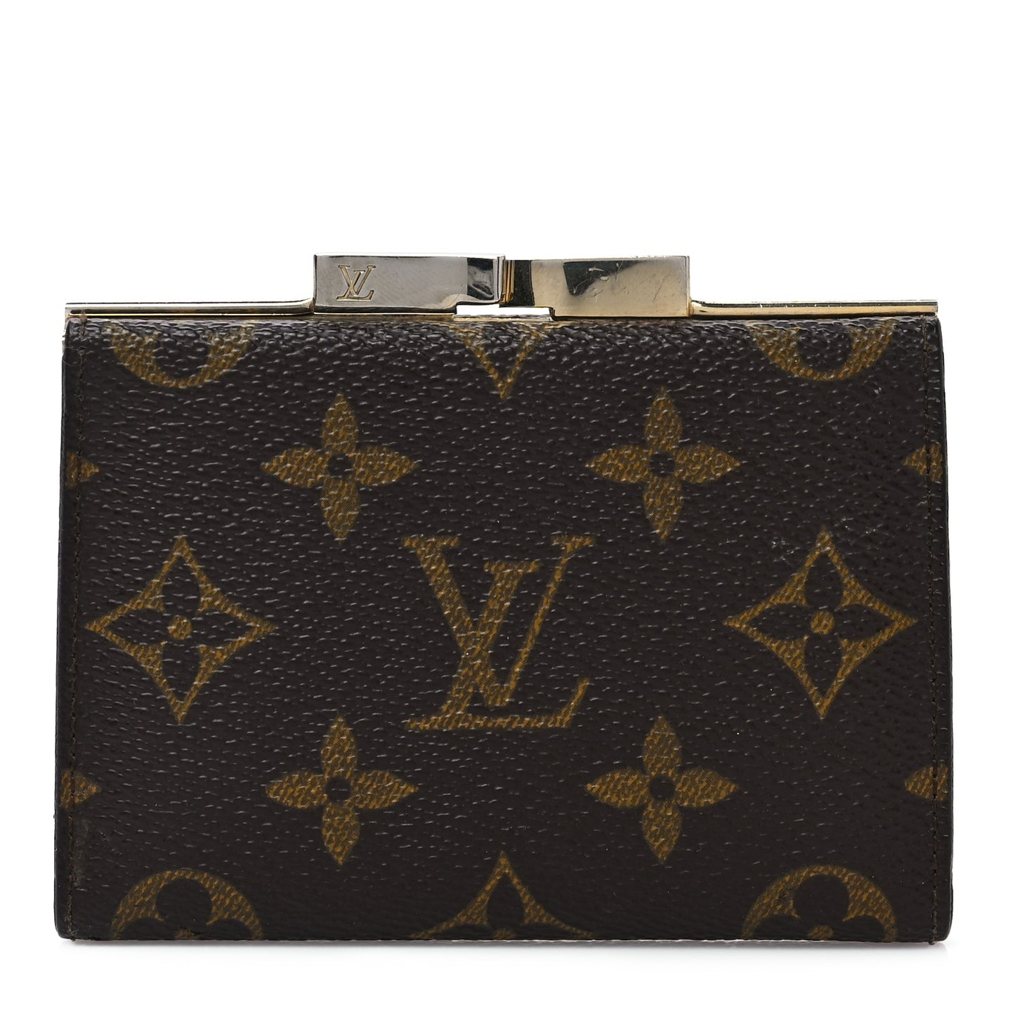 Monogram French Kiss Lock Coin Purse