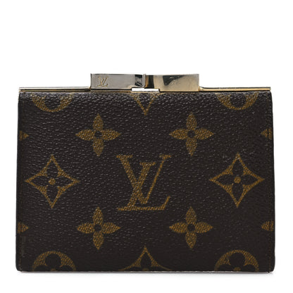 Louis Vuitton Monogram French Kiss Lock Coin Purse 1 of 6