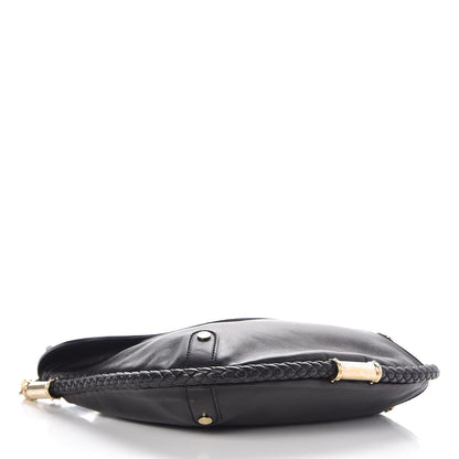 Gucci Calfskin Britt Tassel Shoulder Bag Black 4 of 10
