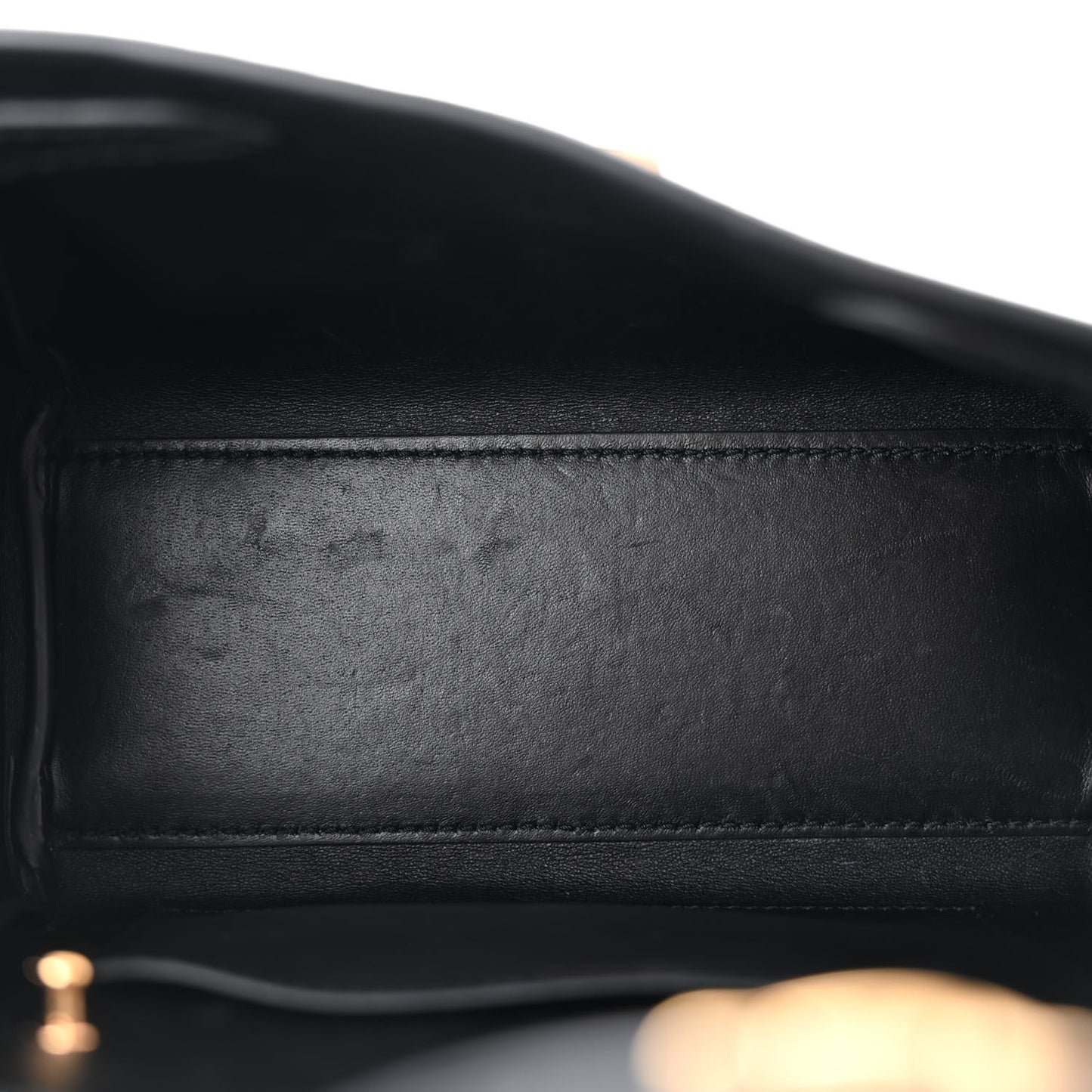 Grained Calfskin Small La Medusa Top Handle Bag Black