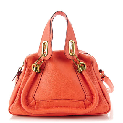 Chloe Calfskin Small Paraty Coral Pop 1 of 9
