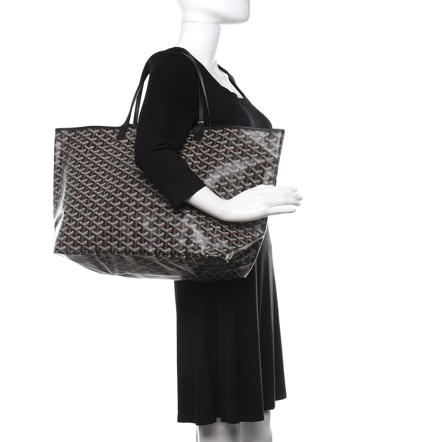Goyard Goyardine Saint Louis GM Black 2 of 11
