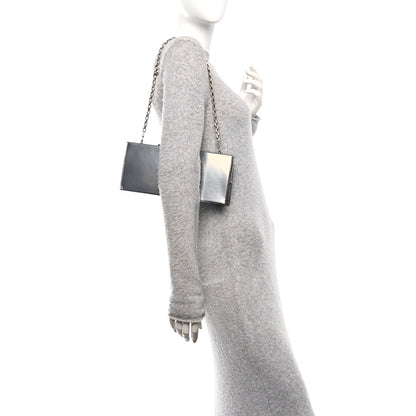 Lanvin Metallic Calfskin Clutch Silver 3 of 19
