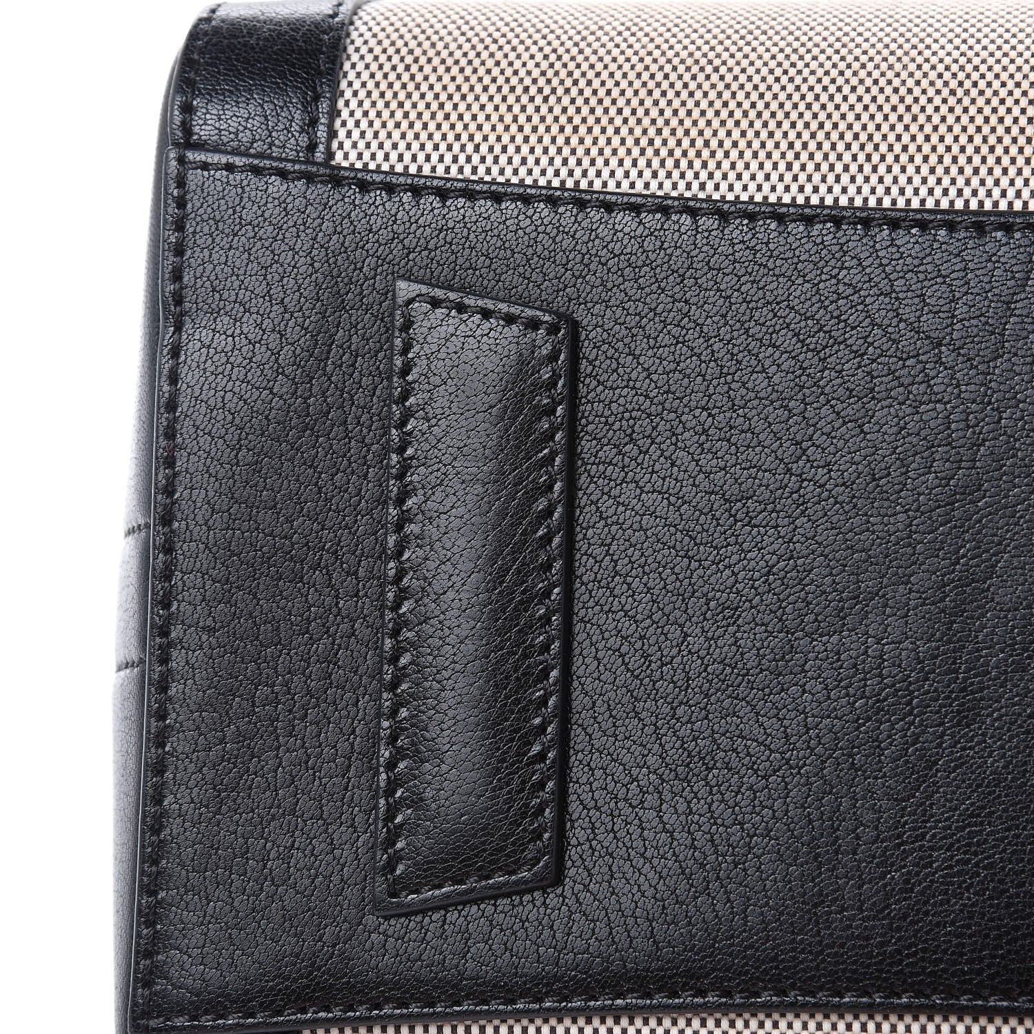 Givenchy Canvas Sugar Goatskin Striped Small Antigona Black 12 of 16