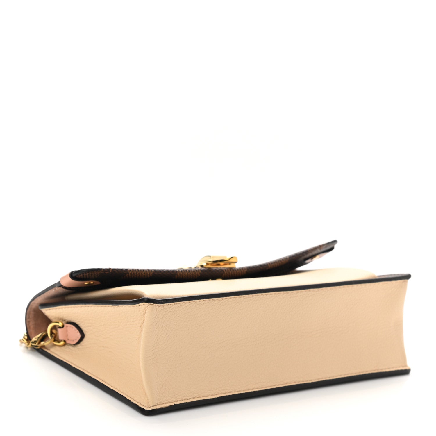 Louis Vuitton Damier Ebene Vavin Chain Wallet Creme 4 of 11