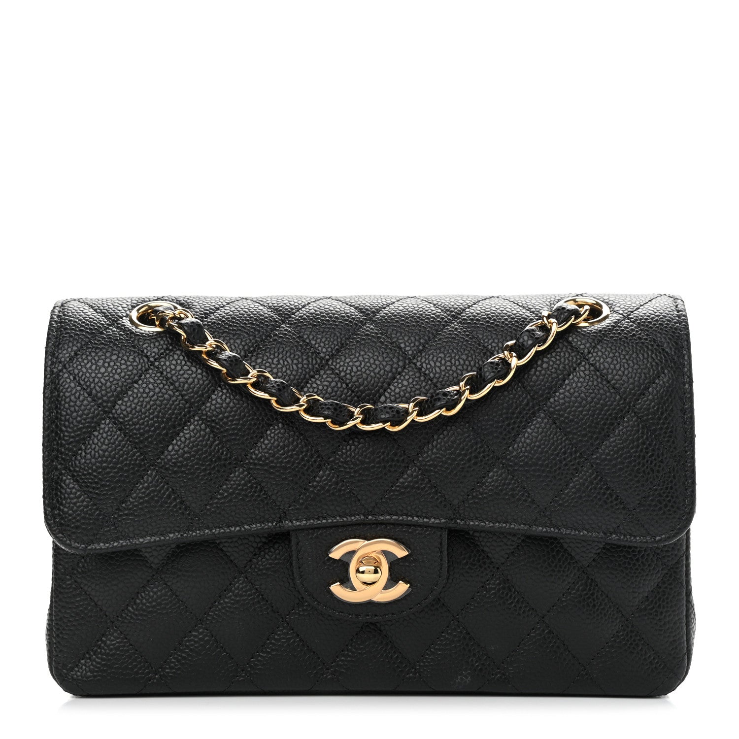 Chanel Caviar Quilted Small Double Flap Black 1 of 10