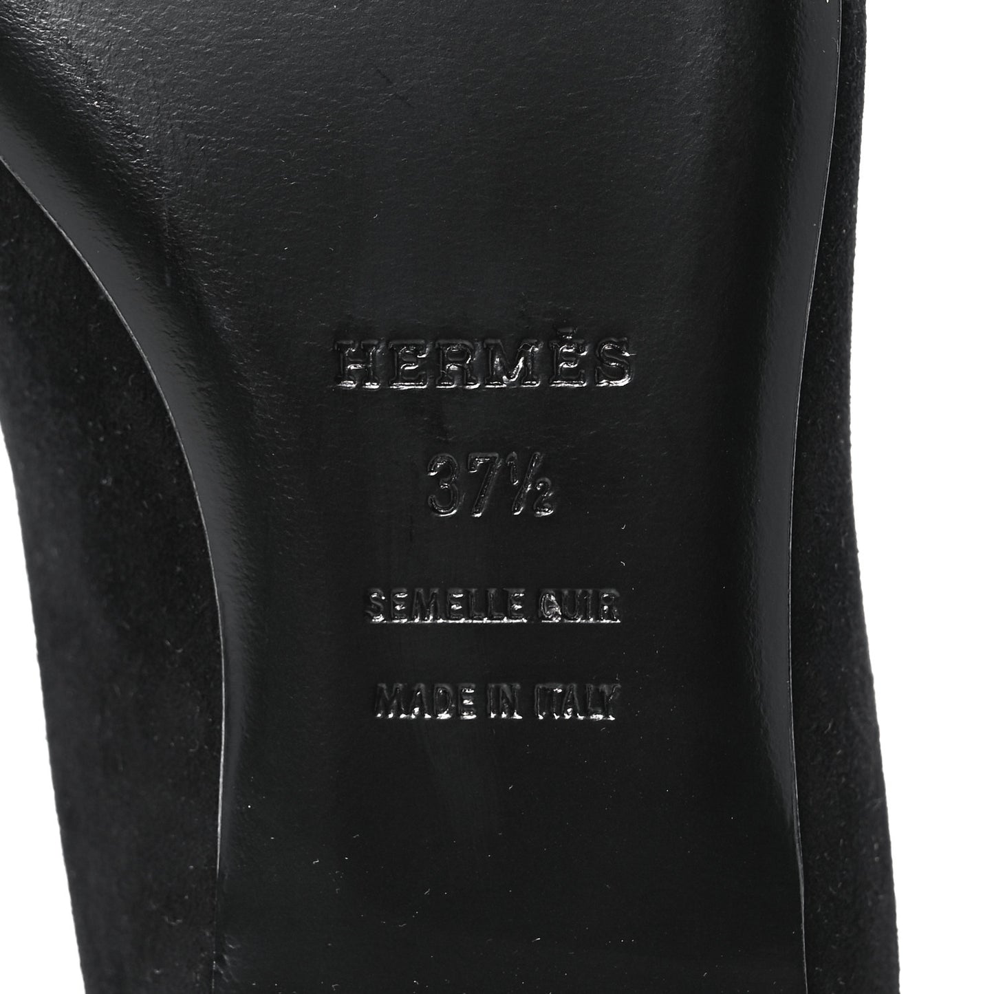 Suede Goatskin Metallic Nappa Roxane Mules 37.5 Black Canon De Fusil Argent