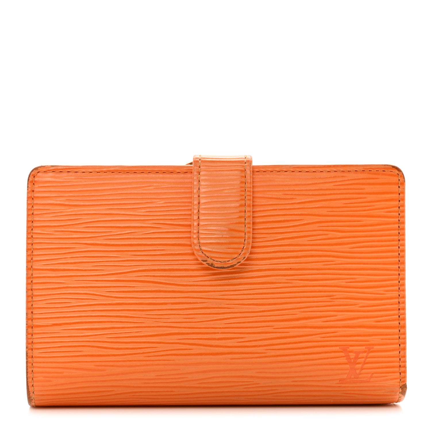 Louis Vuitton Epi French Purse Wallet Mandarin 1 of 9