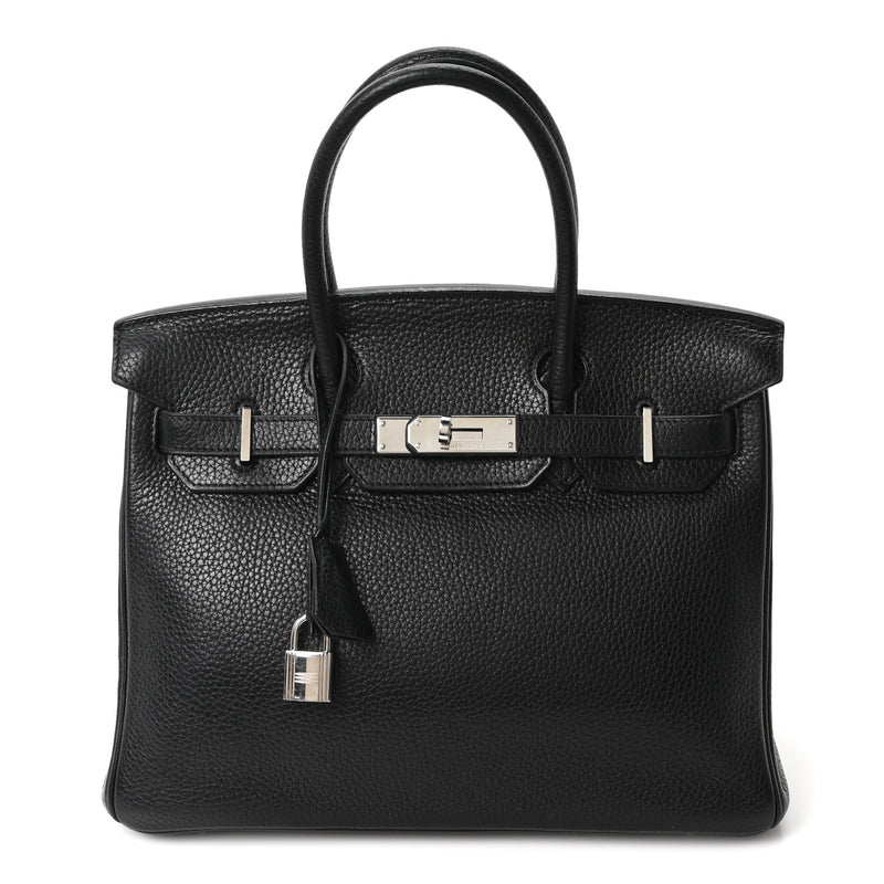 Hermès Taurillon Clemence Birkin 30 Black