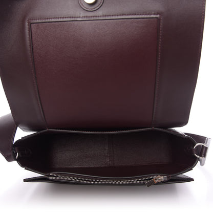 Celine Shiny Smooth Calfskin Medium Frame Shoulder Bag Burgundy Pearl Blue 4 of 9