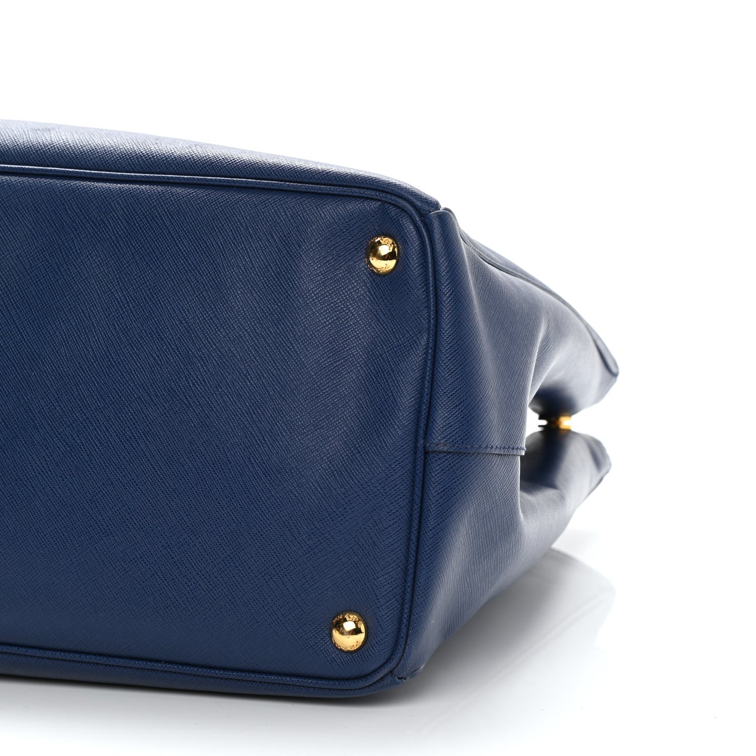 Prada Saffiano Lux Extra Large Galleria Double Zip Tote Bluette 10 of 10