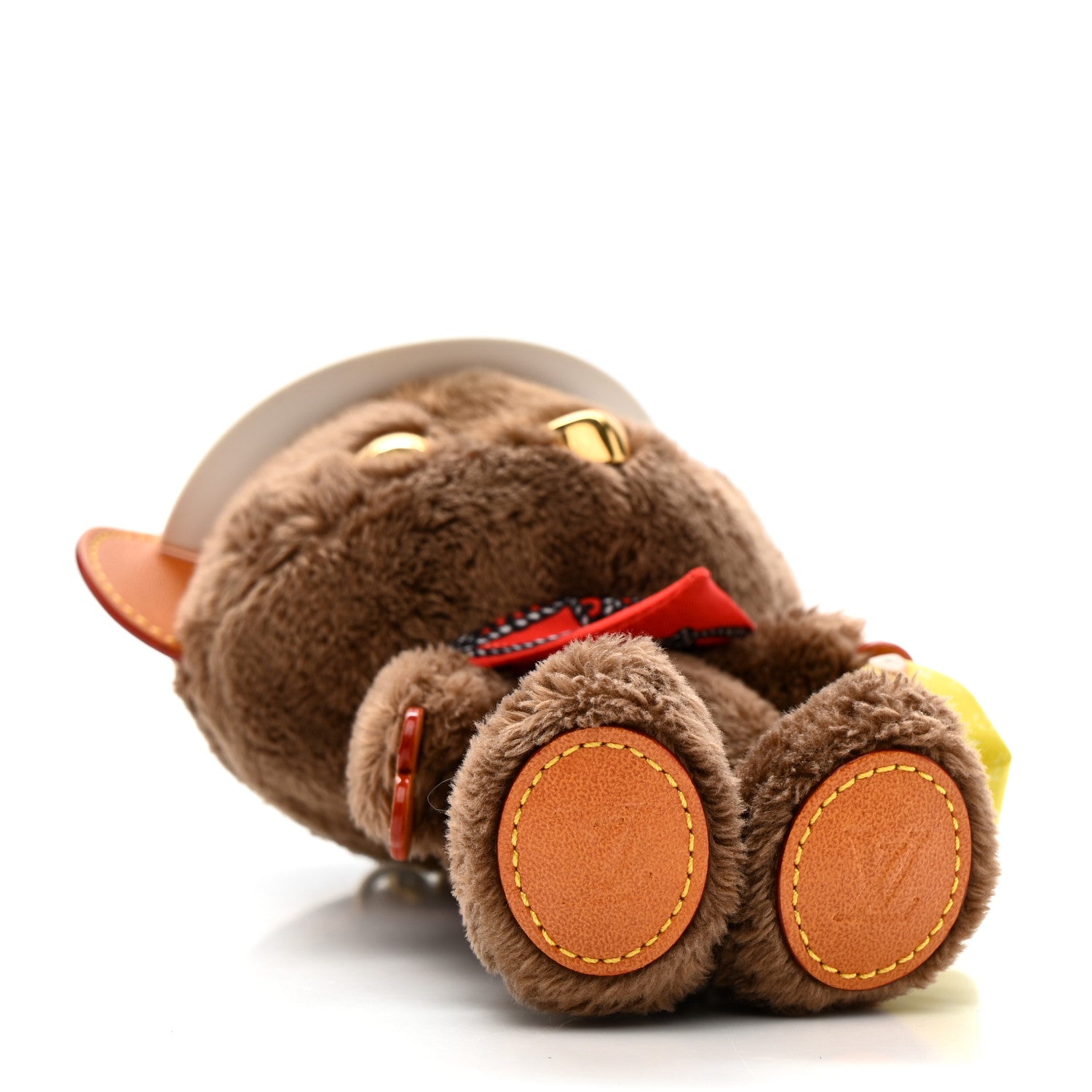 Louis Vuitton キーホルダー ブラウン最終値下げ‼️ Louis Vuitton Faux Fur LV Louis Bear Western Bag Charm Key Holder
